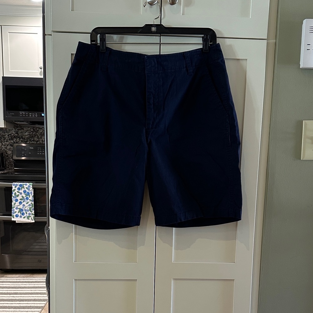 GAP Women's Dark Blue Flat Front Shorts